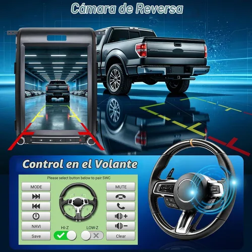 Vista 5 de LINKSWELL T-Style 12.1″ Radio de pantalla táctil para Ford F150 2013-2014