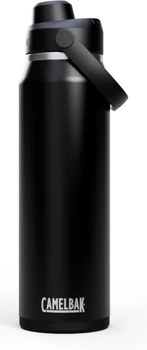 Vista 48 de CamelBak Thrive Chug - Botella de agua aislada de acero inoxidable, color negro, 20 onzas