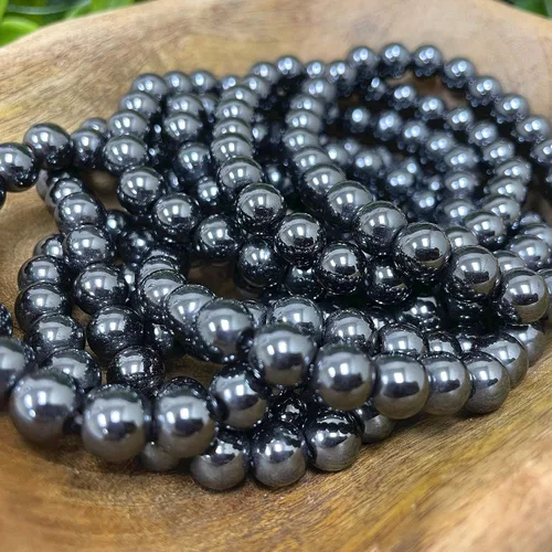 Vista 257 de Gem Avenue Handmade Round Bead Stretch Bracelet Unisex Natural Stone Beaded Jewelry for Men & Women, Elastic Wristband for Daily Wear