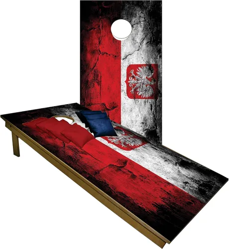 Vista 49 de CornholeGamesUSA Pro - Juego de tablas de Cornhole Fabricado en Estados Unidos Abedul báltico 3/4 Sin rebote Patas triples gruesas Dos