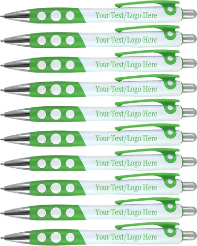 Vista 8 de SyPen Bolígrafos personalizados con logotipo/texto, paquete de 350 unidades a granel para negocios, fiestas y eventos, impresión personalizada