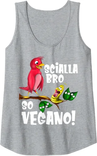 Vista 5 de Scialla Vegano divertente Animalista Vegetariano vegan funny Tank Top