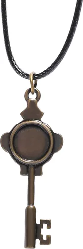 Vista 3 de ASVP Shop La Casa del Búho Collar con Llave, Llave del Portal de La Casa del Búho, Collar Lumity, Cosplay de Amity