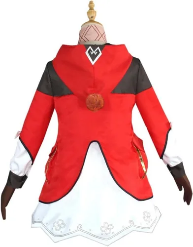 Vista 4 de Disfraz de cosplay de Genshin Klee, conjunto completo (M)