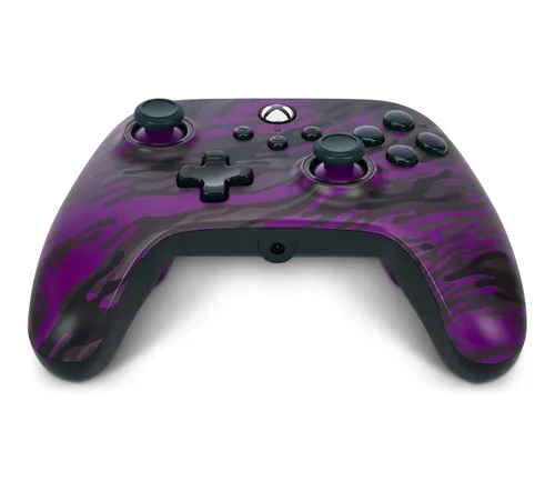 Vista 8 de PowerA Advantage Wired Controller for Xbox Series XS - Purple Camo, Xbox Controller with Detachable 10ft USB-C Cable, Mappable Buttons, Trigger