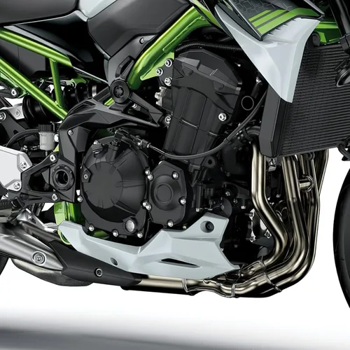 Vista 2 de TCMT Funda de cubierta de estator de pulsador de motor lateral para Kawasaki Z900 ABS 2017-2025 22 Aluminio Negro 14093-0519/14093-0988