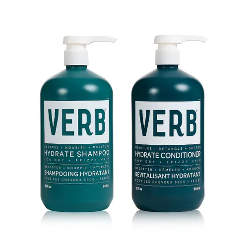 Vista 8 de VERB Champú hidratante + acondicionador Duo - Limpia + nutre el cabello seco + encrespado para suavizar + reducir el encrespamiento - Ámbar + aroma