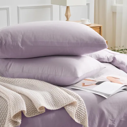 Vista 149 de NEXHOME PRO Funda de edredón Twin XL 100% algodón lavado, transpirable, duradera, texturizada, similar al lino, juego de ropa de cama para el hogar