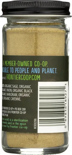 Vista 2 de FRONTIER Aves de corral condimento orgánico certificado, salt-free mezcla, 1.2-ounce Botella