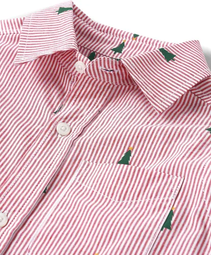 Vista 2 de The Children's Place Camisa de manga larga con botones de popelina para niña