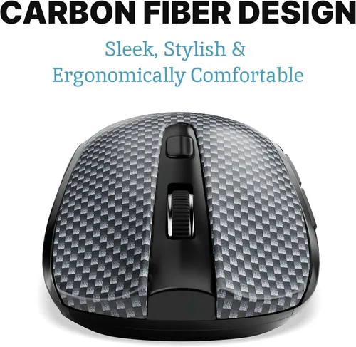 Vista 7 de Ratón silencioso inalámbrico – Ratón inalámbrico para computadora, mouse para laptop, mouse USB, mouse para Chromebook, mouse inalámbrico, mouse