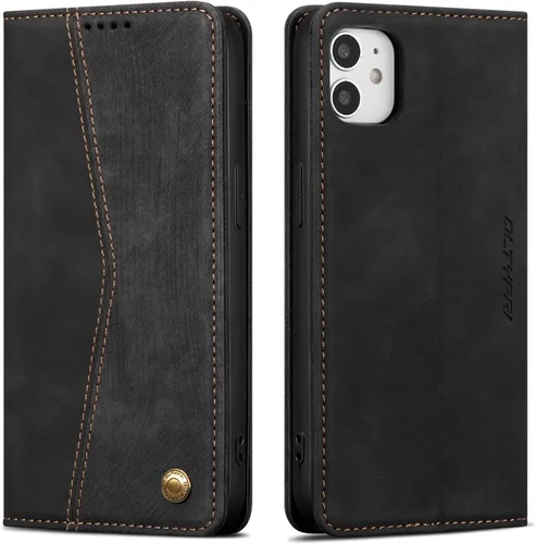 Vista 46 de QLTYPRI Para iPhone Air Case Wallet Con Tarjetero, Vintage PU Cuero Kickstand Cierre Magnético A Prueba De Golpes Folio Libro Funda Para IPhone 17