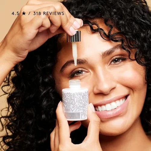 Vista 6 de Naked & Thriving Illuminate BC+ - Suero facial Ácido hialurónico, vitamina C, Bakuchiol Cuidado de la piel orgánico, vegano y derivado
