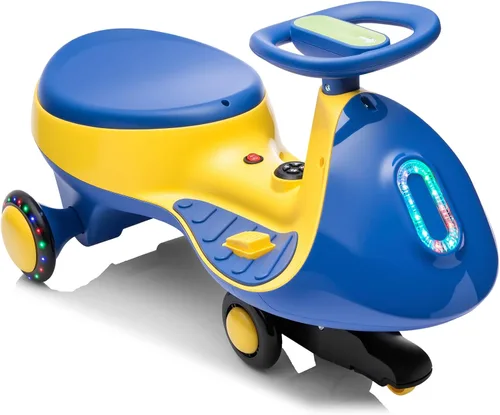 Vista 9 de Winado - Juguete eléctrico de 12 V con pedal, color azul y rosa