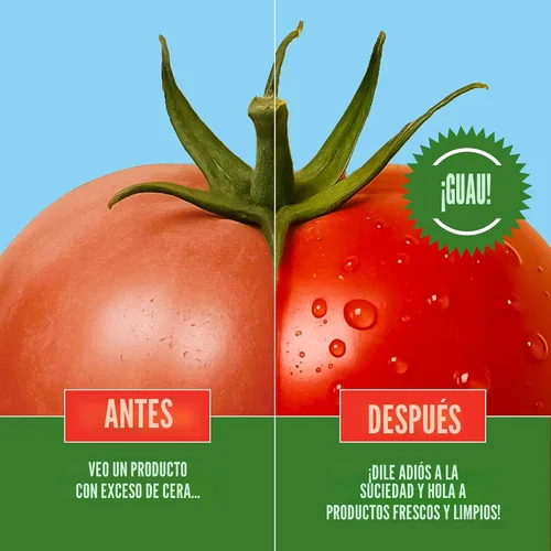 Vista 3 de Rebel Green Limpiador de frutas y verduras, limpiador de productos