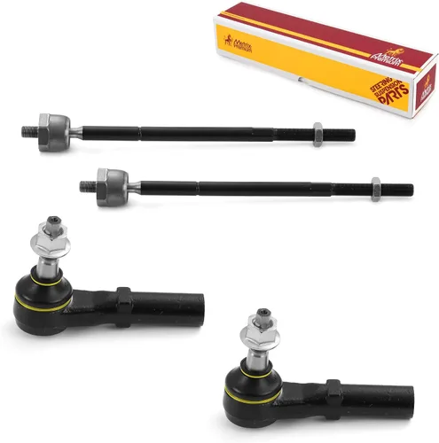 Vista 97 de Metrix Premium Chassis Parts - Kit de 4 piezas de extremos de barra de acoplamiento frontal exterior e interior compatible con Nissan Pathfinder