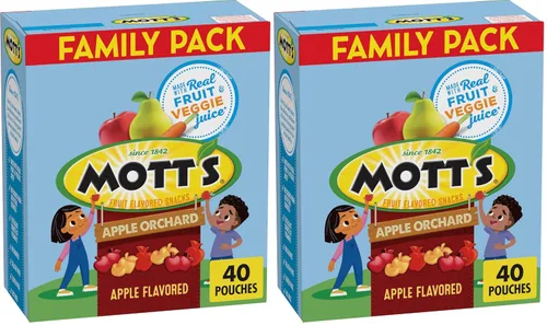 Vista 10 de Mott's Snacks con sabor a frutas, huerto de manzana, sin gluten, 22