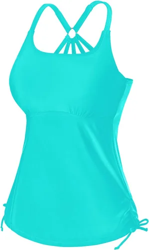 Vista 3 de Holipick Traje de baño tankini para mujer, sin parte inferior