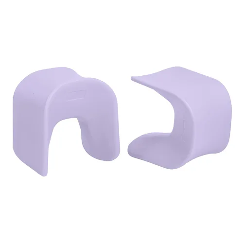 Vista 13 de ECR4Kids Asiento Wave, altura del asiento de 14 a 15.1 pulgadas, taburete tipo percha, amarillo, paquete de 2