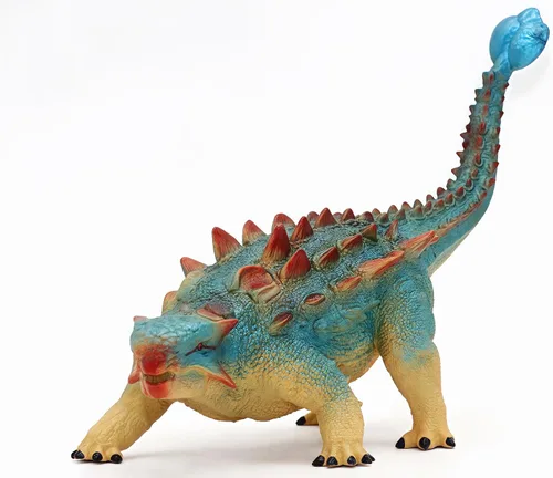 Vista 9 de Gemini&Genius Ankylosaurus - Juguete de dinosaurio para niños de 3, 4, 5, 6 y 7 años, escultura realista y textura, dinosaurios, gran regalo