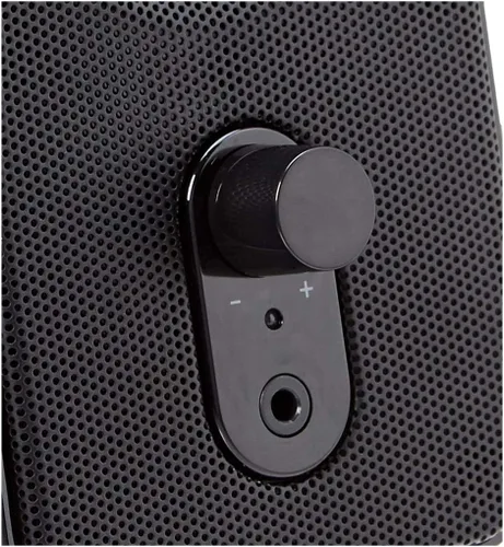 Vista 2 de Amazon Basics Altavoces para computadora de escritorio o portátil, alimentación de CA (versión de EE. UU.), color negro