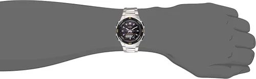 Vista 4 de Reloj analógico-digital AQS800WD-1EV de Casio multifunción energía solar