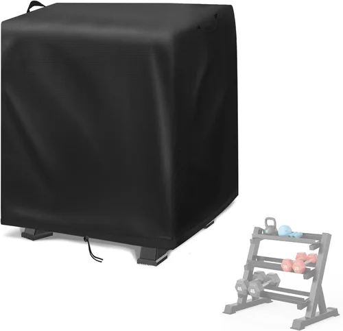 Vista 9 de Funda para mancuernas, a prueba de polvo, para entrenamiento de fuerza, para gimnasio en casa, cubierta impermeable para mancuernas (funda solamente)