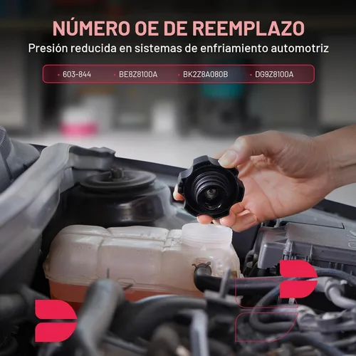 Vista 3 de BDFHYK Tanque de expansión de depósito de refrigerante con tapa para Ford Transit-150 2015-2019 Transit-250 2015-2019 Transit-350 2015-2019