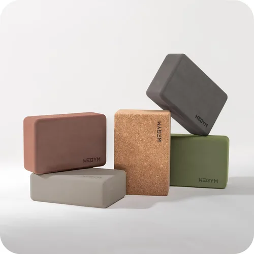 Vista 3 de WeGym Yoga Blocks for Yoga and Pilates, 3-Height Stackable Support at Home Supportive sides, comfortable grip, yoga, Pilates, mobility training