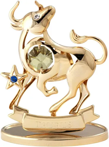 Vista 17 de CRYSTOCRAFT Regalo de sagitario, adorno de constelación con cristal austriaco, adorno de cristal de signo del zodiaco, colección de decoración