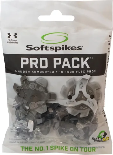 Vista 8 de Softspikes Tour Flex Pro Tacos de golf con giro rápido Fast Twist 3.0-18 púas - Negro