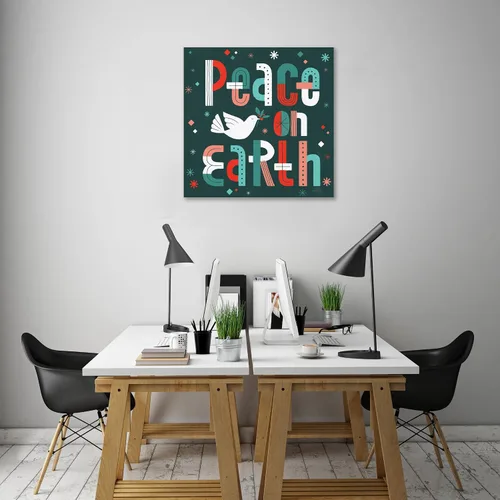 Vista 5 de Jaxson Rea "Retro Holiday III Gallery Wrapped Canvas by Laura Marshall, 12" x 12