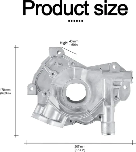 Vista 2 de AULINK Bomba de aceite de motor M340, compatible con Ford F-150 F-250 2004-2014 V8 5.4L 4.6L para Explorer (Sport Trac)/Expedition/Mustang/Lobo