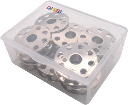 Vista 2 de CKPSMS -10 BOBBINS #45785 compatibles con Singer Featherweight 221,222,222-1,301,301A (BOBBINS 10PCS)