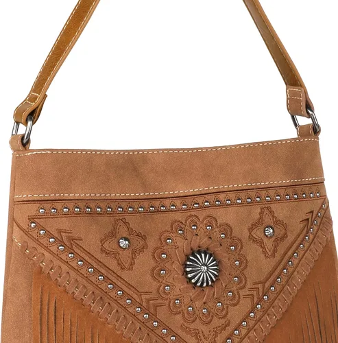 Vista 5 de Montana West Western Shoulder Bag for Women Satchel Vegan Leather Western Purses Handbag