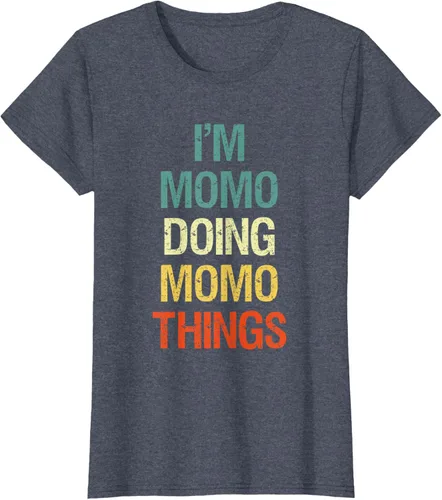 Vista 61 de I'M Momo Doing Momo Things - Camiseta de regalo con nombre personalizado, Negro, S