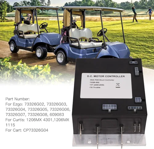 Vista 3 de Keenso Controlador de derivación PDS, 36V 350A TXT Controller 73326G05 para carrito de golf TXT 20002009