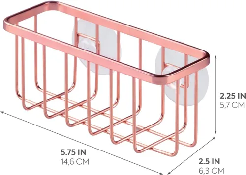 Vista 31 de InterDesign Gia ventosa para cocina, Acero inoxidable, Pulido, normal