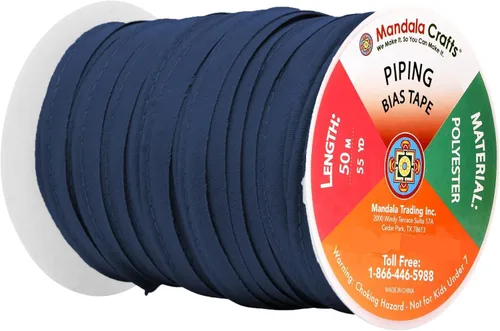 Vista 80 de Mandala Crafts Cordones elásticos de aguamarina de 0.039 in