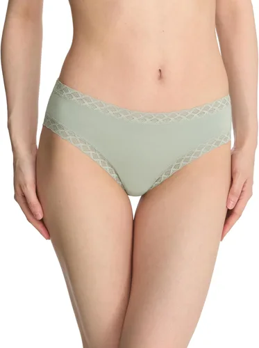 Vista 18 de Natori Braga Estilo Girl Brief de Algodón Bliss para Mujer Negro