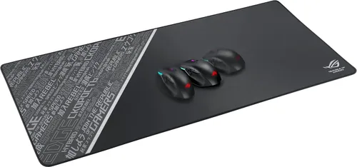 Vista 6 de ASUS ROG Sheath - Alfombrilla de mouse negra Alfombrilla de mouse de superficie para juegos extragrande Seguimiento preciso de píxeles Bordes