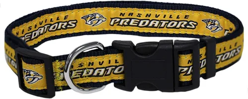 Vista 31 de Collar Pets First NHL para perros y gatos. ¡Ajustable, lindo y elegante! ¡El collar definitivo para fanáticos del hockey! Pittsburgh Penguins