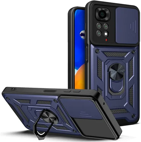 Vista 87 de Compatible con Tecno Pova Neo 2 Bracket Shell, con cubierta deslizante para lente de cámara compatible con Tecno Pova Neo 2 LG6n Case Negro