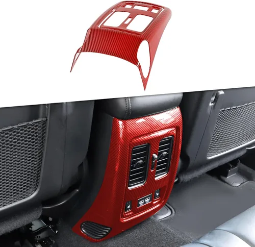Vista 8 de JeCar Kit de Tim para asiento trasero de aire acondicionado y panel de ventilación, accesorios interiores compatibles con Jeep Grand Cherokee WK2