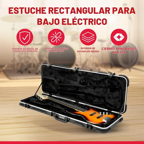 Vista 2 de SKB Estuche para guitarra bajo de precisión y estilo jazz 44