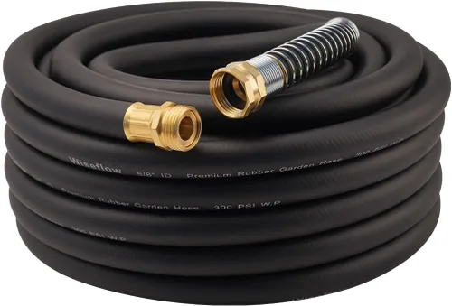 Vista 19 de Wiseflow Leader Hose Manguera de agua resistente de 3 x 5/8 pulgadas con accesorios de latón macho a hembra, extensor de manguera corta para carrete