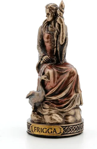 Vista 3 de Veronese Design Norse Gods - Figura en miniatura (Frigga, Bronce)