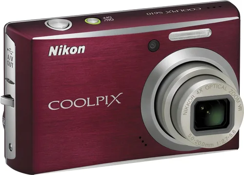 Vista 4 de Nikon Coolpix S610 - Cámara digital de 10 MP con zoom de reducción de vibración óptica (VR) 4x (rojo profundo)