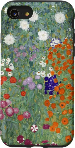 Vista 18 de Flower Garden Painting Klimt Art History Funda para iPhone 17