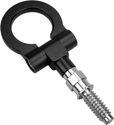Vista 4 de Gancho universal de remolque de remolque de carreras para B-mw 1 3 5 Series E39 E70 E71 E81 E82 E88 E90 E91 E92 E93, auto aluminio remolque anillo
